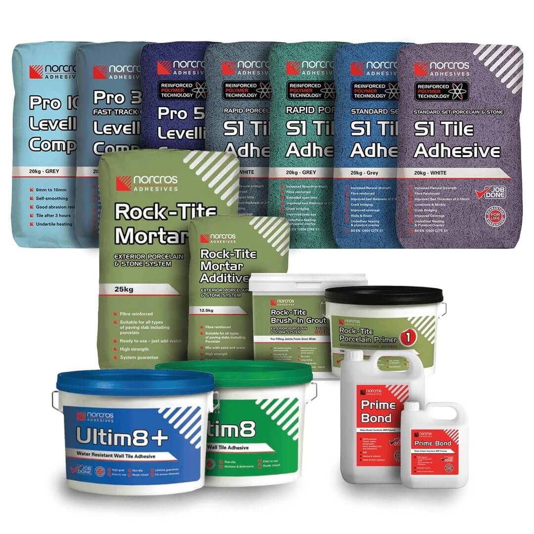 Norcros Adhesives Range Now Available At Pro Tiler Tools Pro Tiler Tools