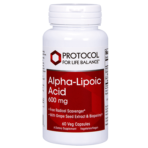 AlphaLipoic Acid 600 mg Lipoic Acid Protocol for Life Balance