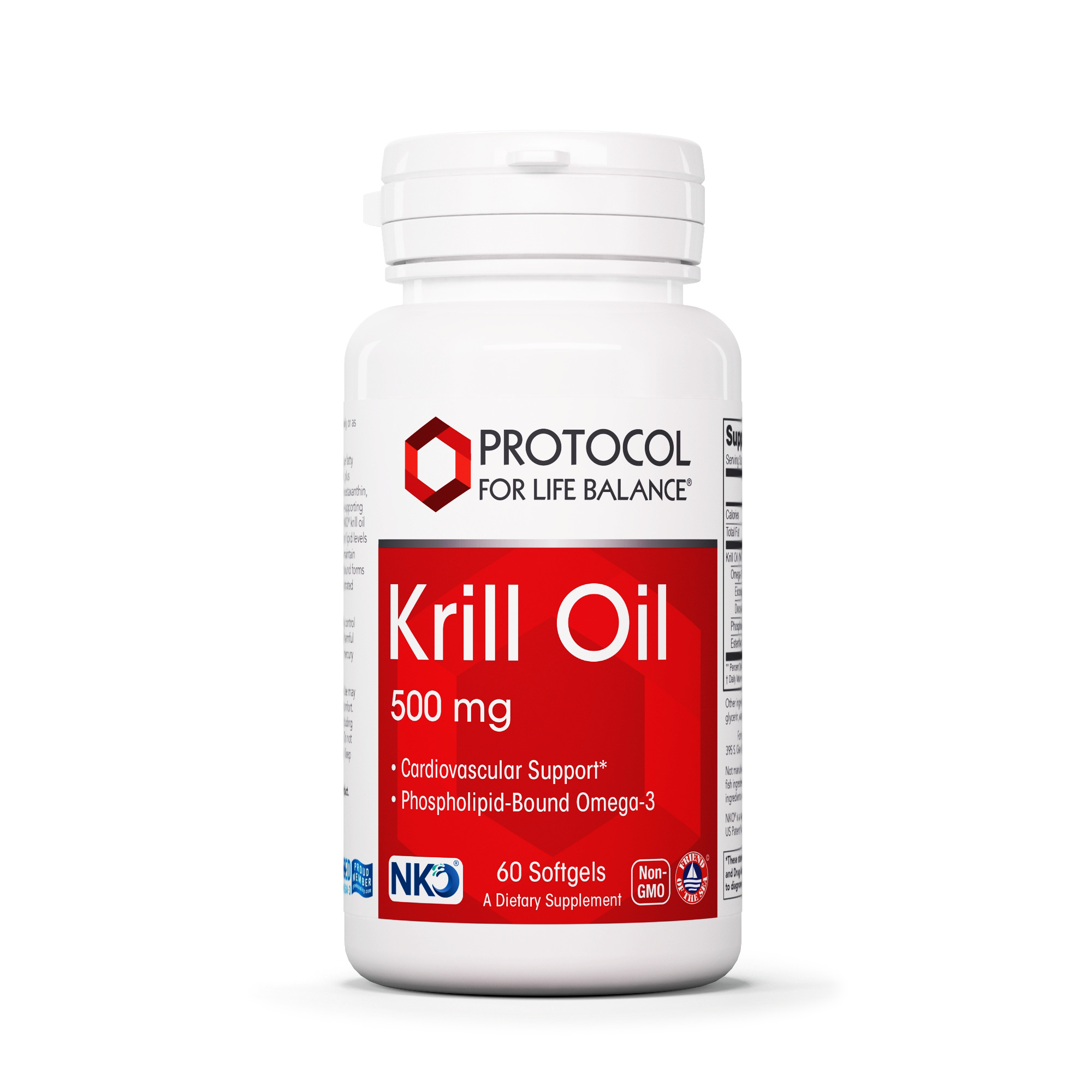 Krill Oil 500 mg Protocol for Life Balance