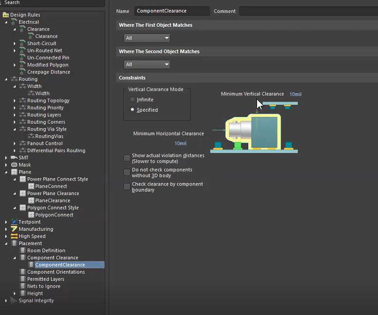PCB Constraint Settings in Altium Designer and Allegro Sierra Circuits