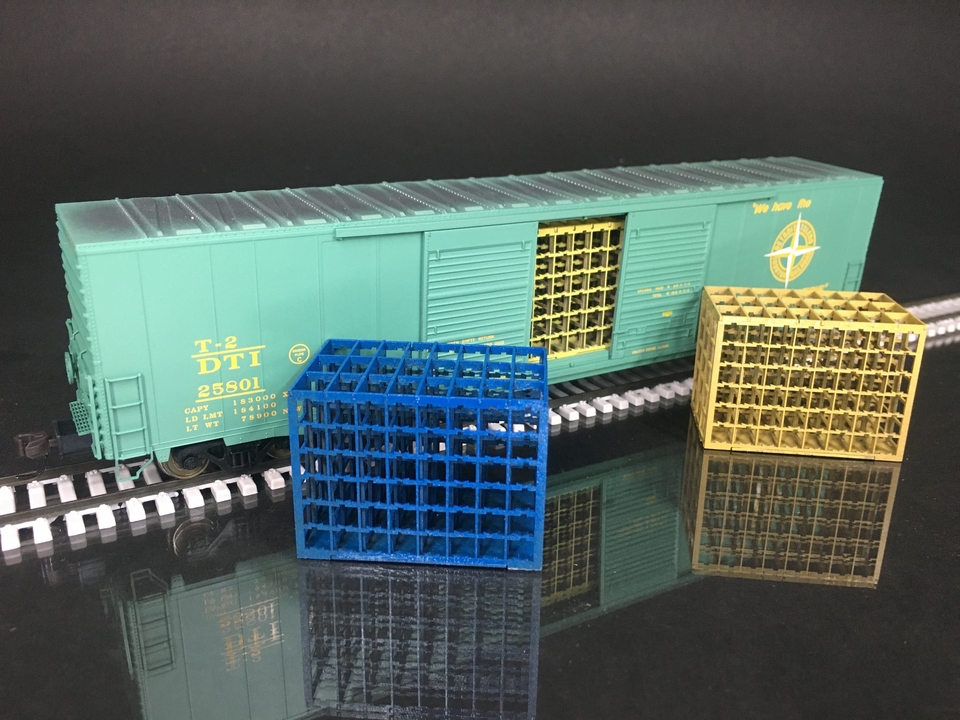 HO Scale Engine Block Rack for Atlas boxcars Protoloads