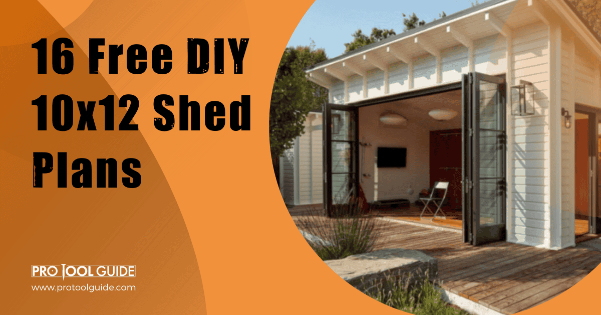 16 Free DIY 10x12 Shed Plans