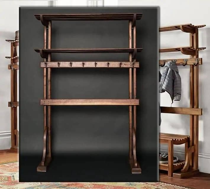 8 Free DIY Hall Tree Plans & Ideas {Must CheckOut}