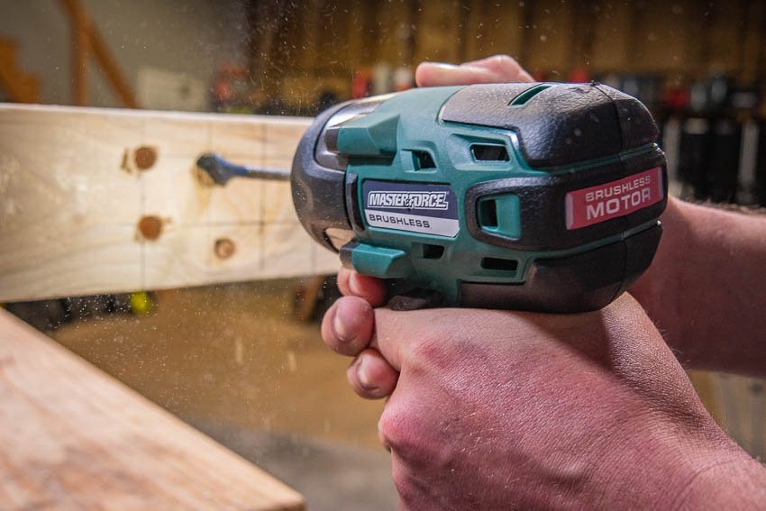 Masterforce Boost 20V Cordless Impact Driver Review 5740 PTR