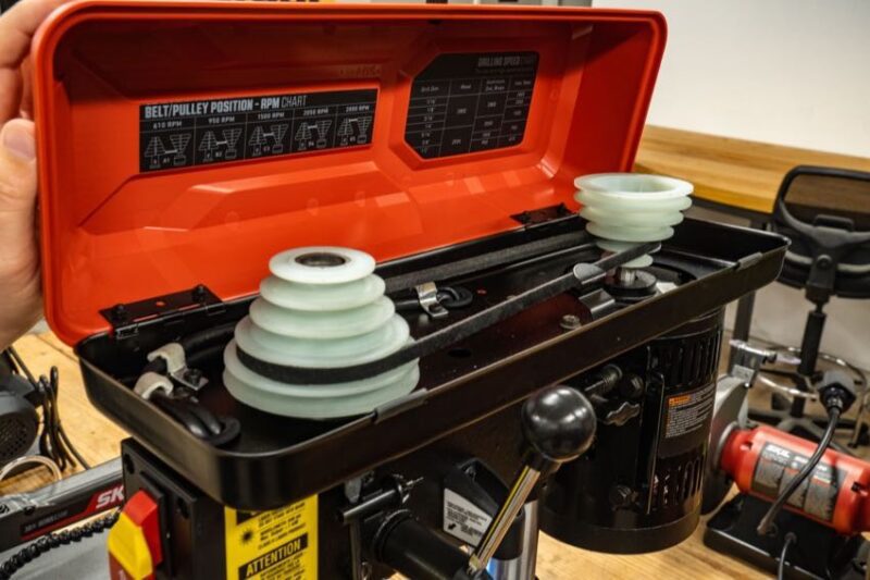 Skil 6.2 Amp 10Inch Drill Press Review DP950500 PTR