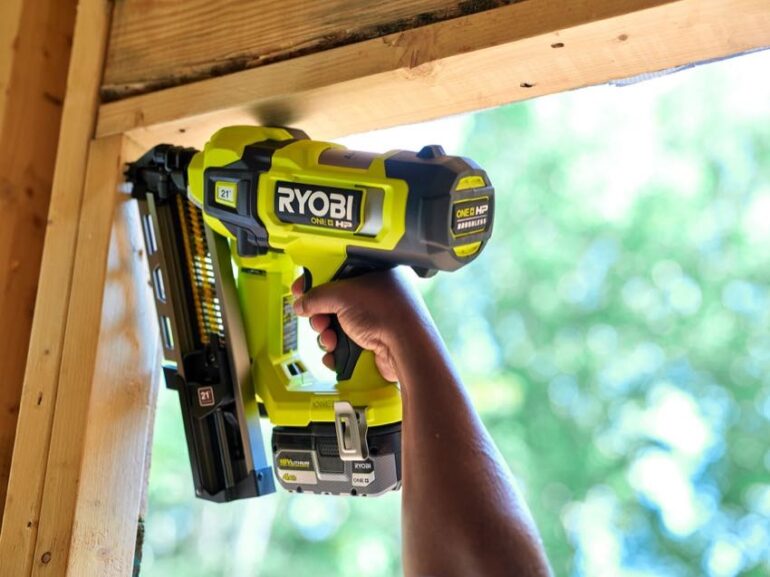 Ryobi 18V Cordless Framing Nailer Review PBL345 Pro Tool Reviews