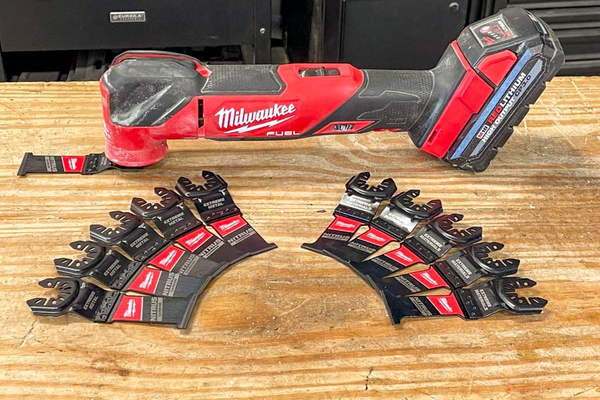Milwaukee Nitrus Carbide Oscillating MultiTool Blades Review PTR