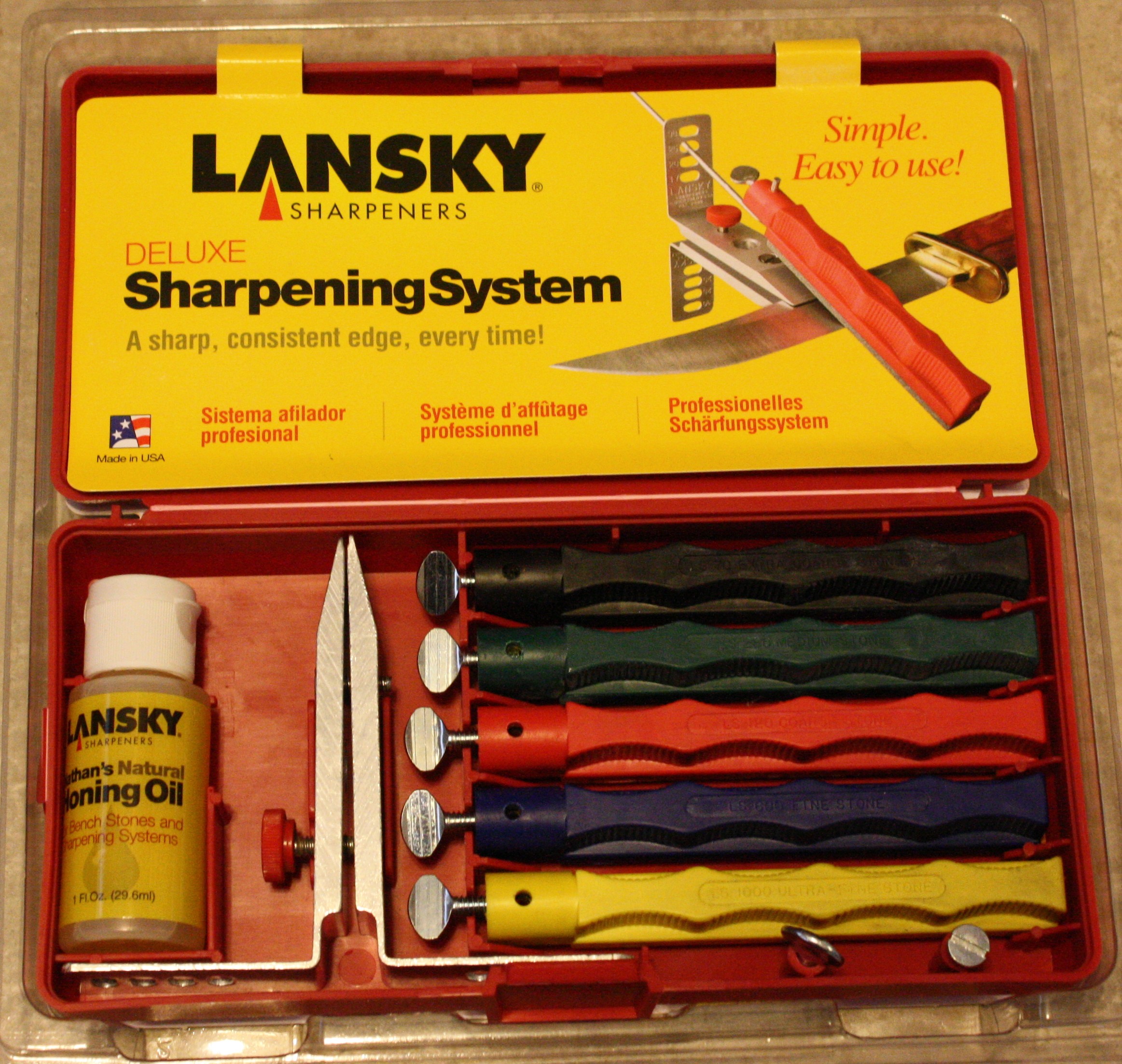 Lansky Knife Sharpening System Standard & Deluxe