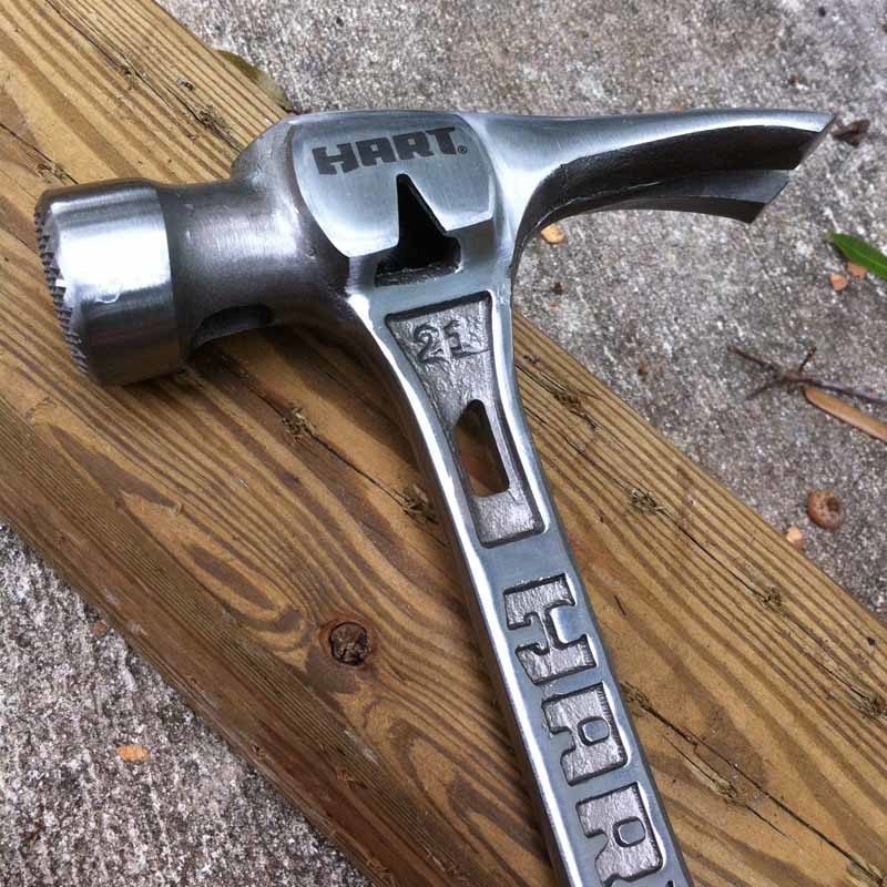 Hart 21 oz Milled Face Steel Framing Hammer Review