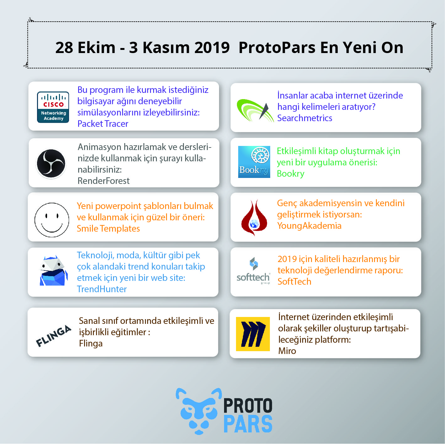 28 Ekim – 3 Kasım 2019 En Yeni 10