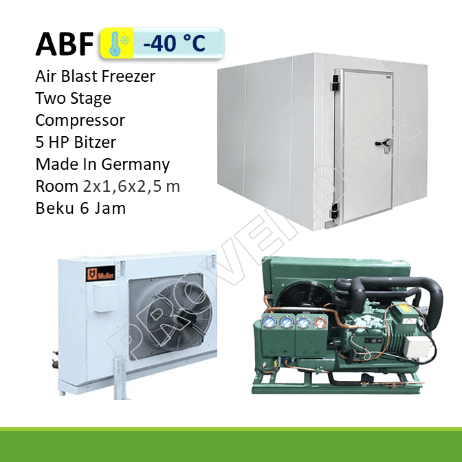 Harga Blast Freezer ABF Jual Ukuran Kecil dan Besar