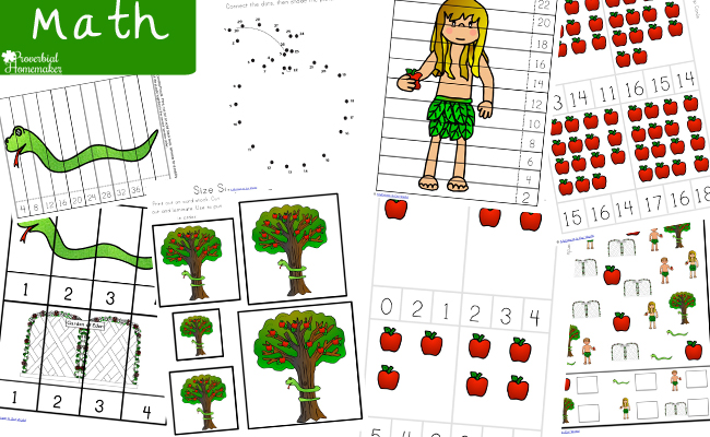 Adam and Eve Printable Pack Proverbial Homemaker