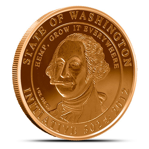 1 oz Copper Legalized Collection Washington Round Provident Metals™