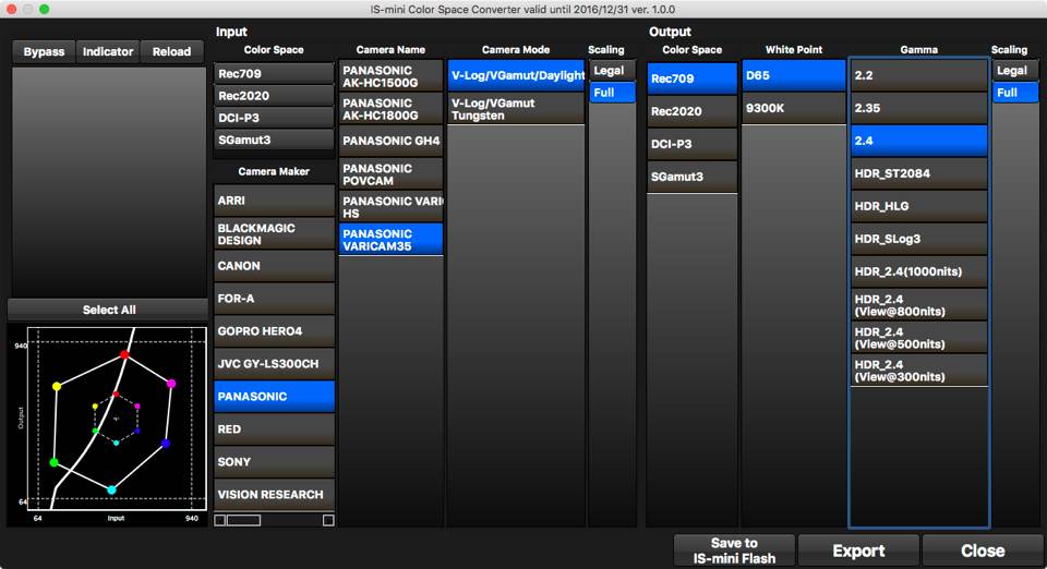 Fujifilm’s free color space converter by Adam Wilt ProVideo Coalition