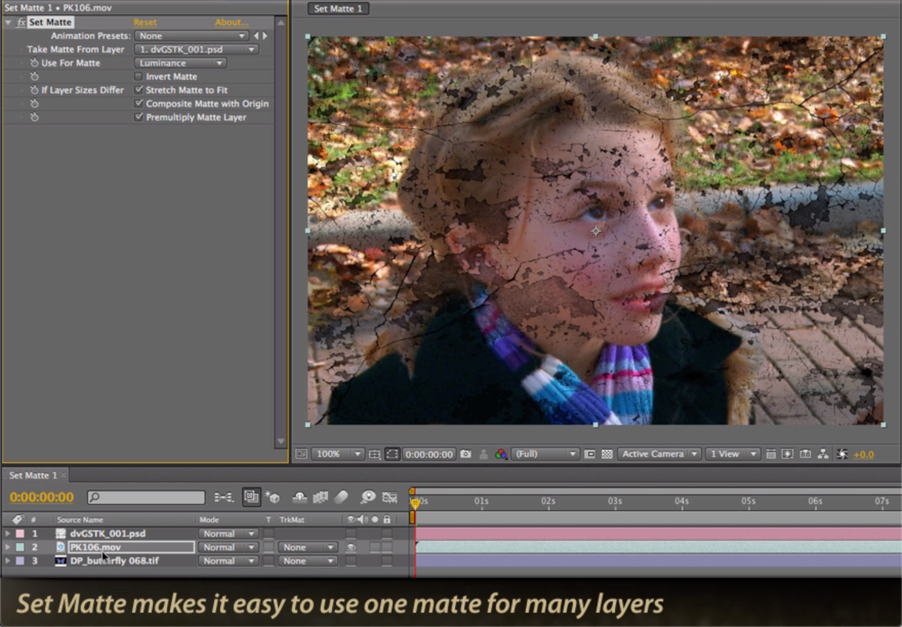 After Effects Classic Course Set Matte versus Track Matte by Chris and