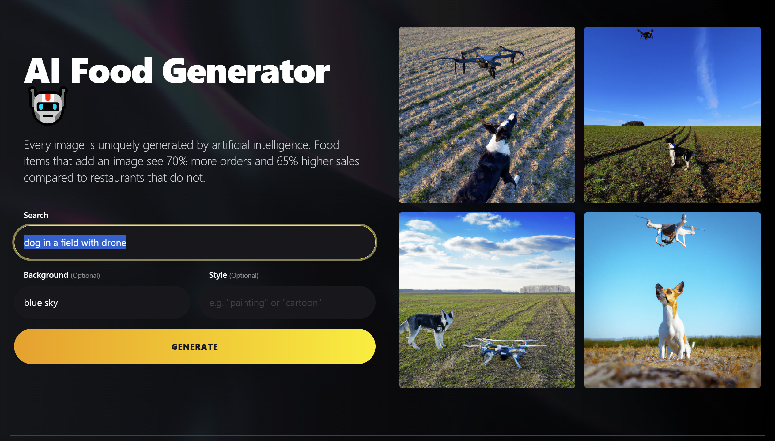 Lunchbox's AI Food Generator some food for thought! by Jose Antunes