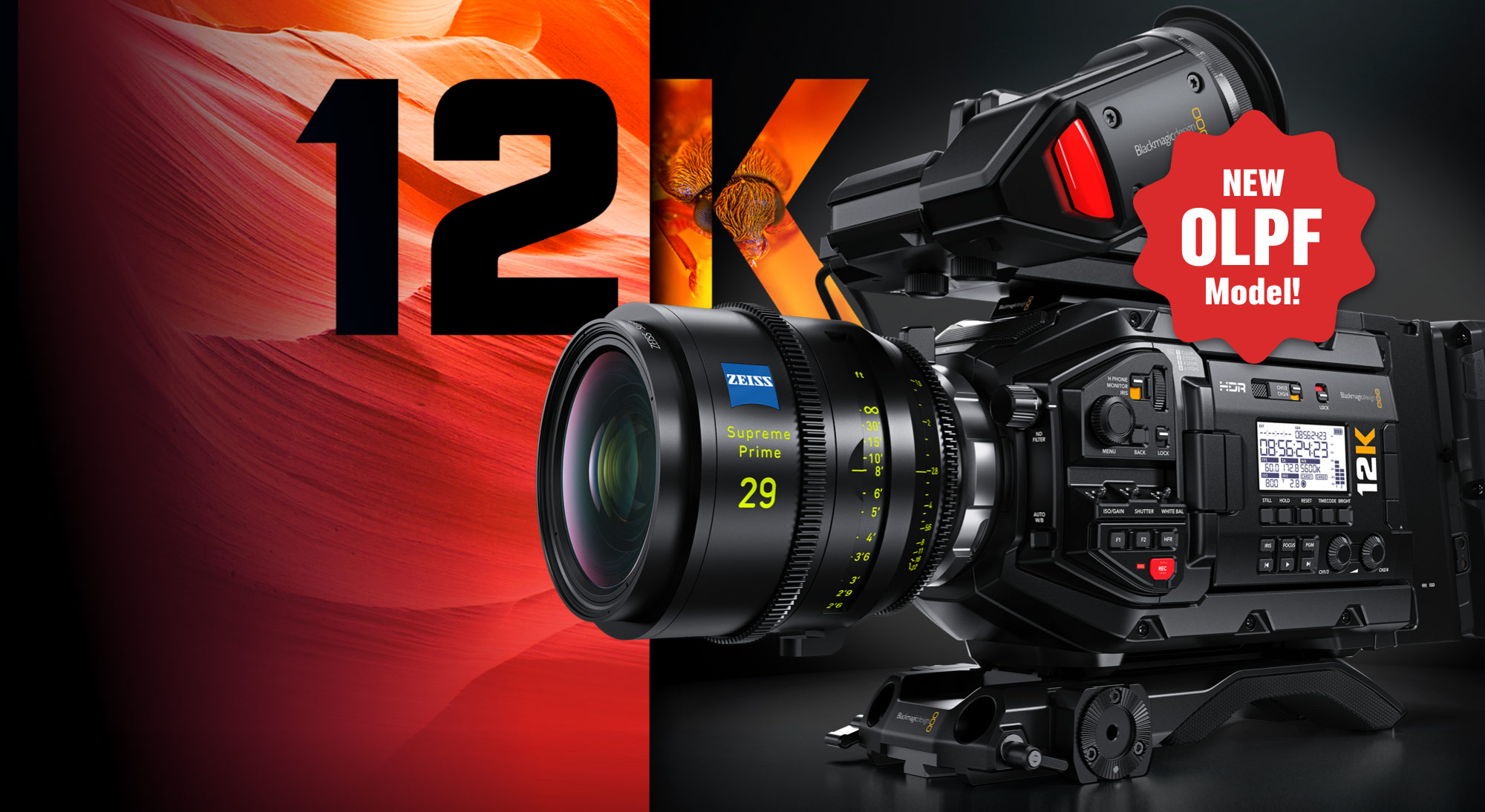 Blackmagic Design Announces URSA Mini Pro 12K OLPF