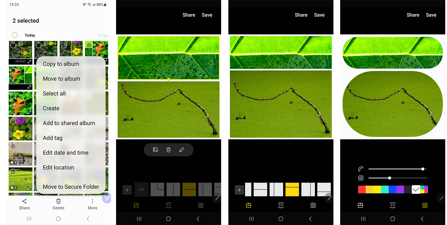 A photo collage app hidden inside Samsung smartphones Seriously