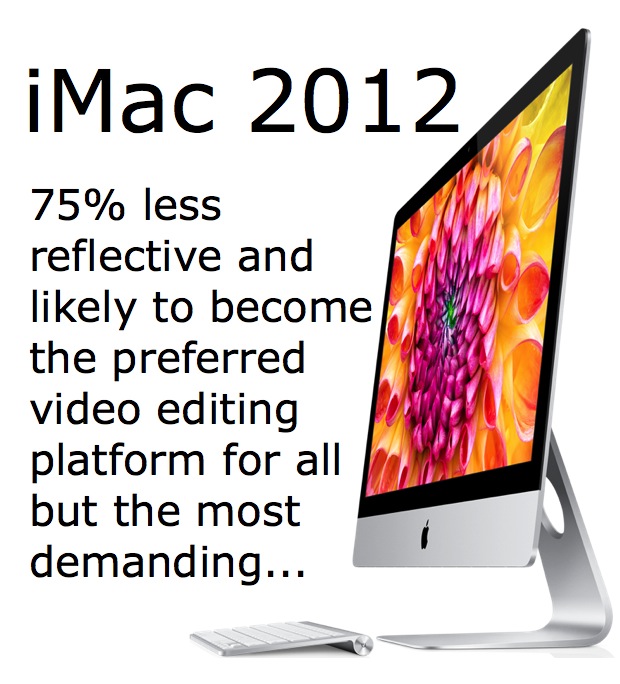 The iMac 2012 is finally for sale a first look for video professionals