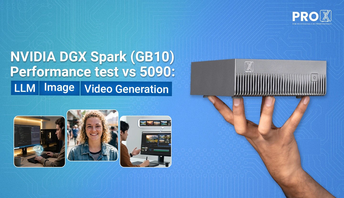 NVIDIA DGX Spark (GB10) Performance test vs 5090: LLM, Image and Video