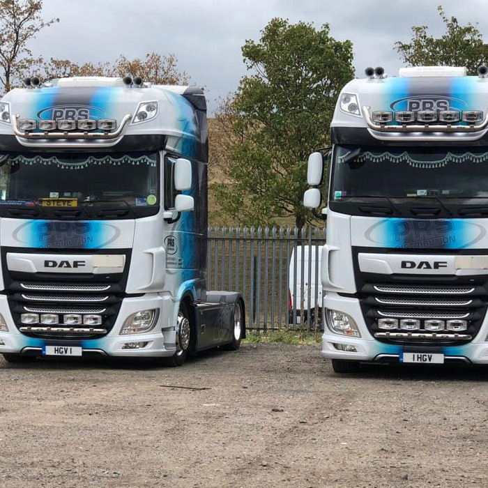 PRS Distribution New HGV Number plates