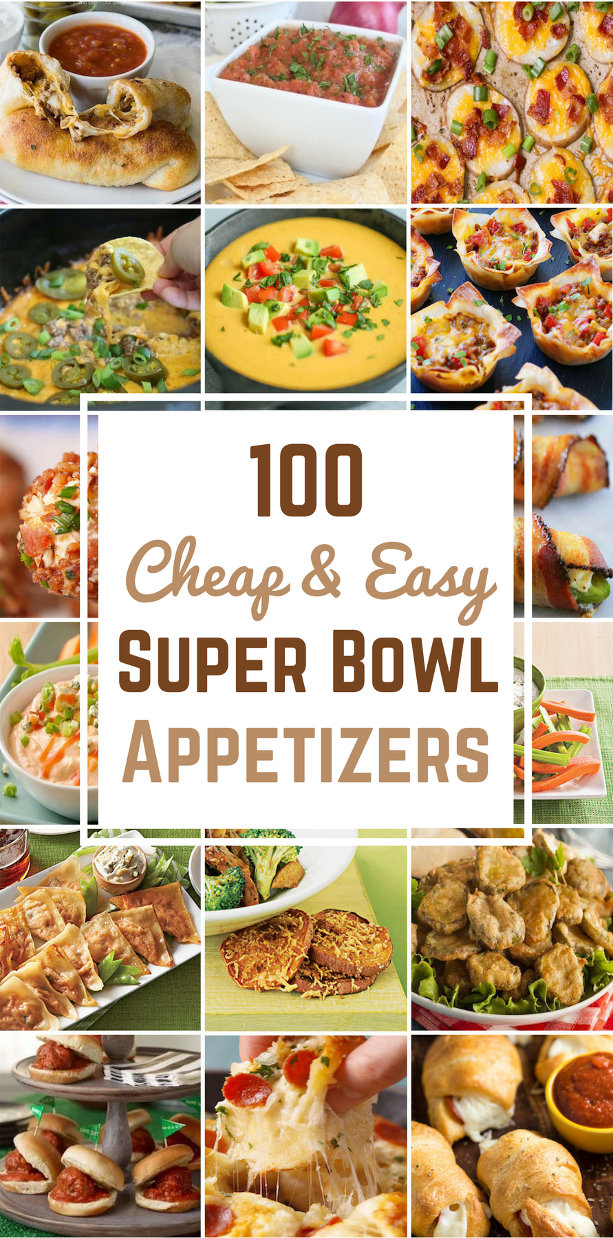 100 Cheap & Easy Super Bowl Appetizers Prudent Penny Pincher