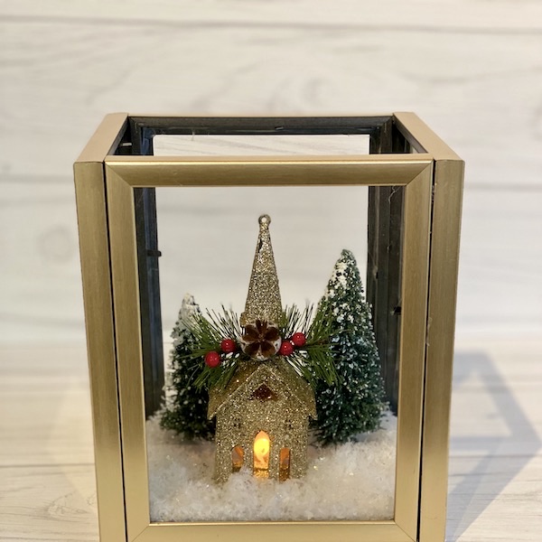 DIY Dollar Store Christmas Lantern Prudent Penny Pincher