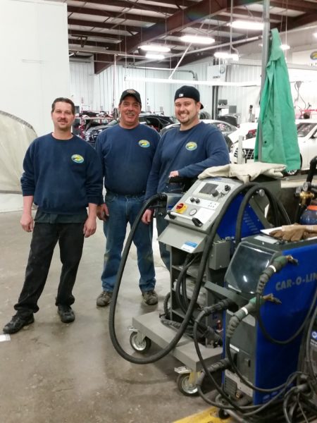 Total Care Accident Repair technicians receive welding certifications