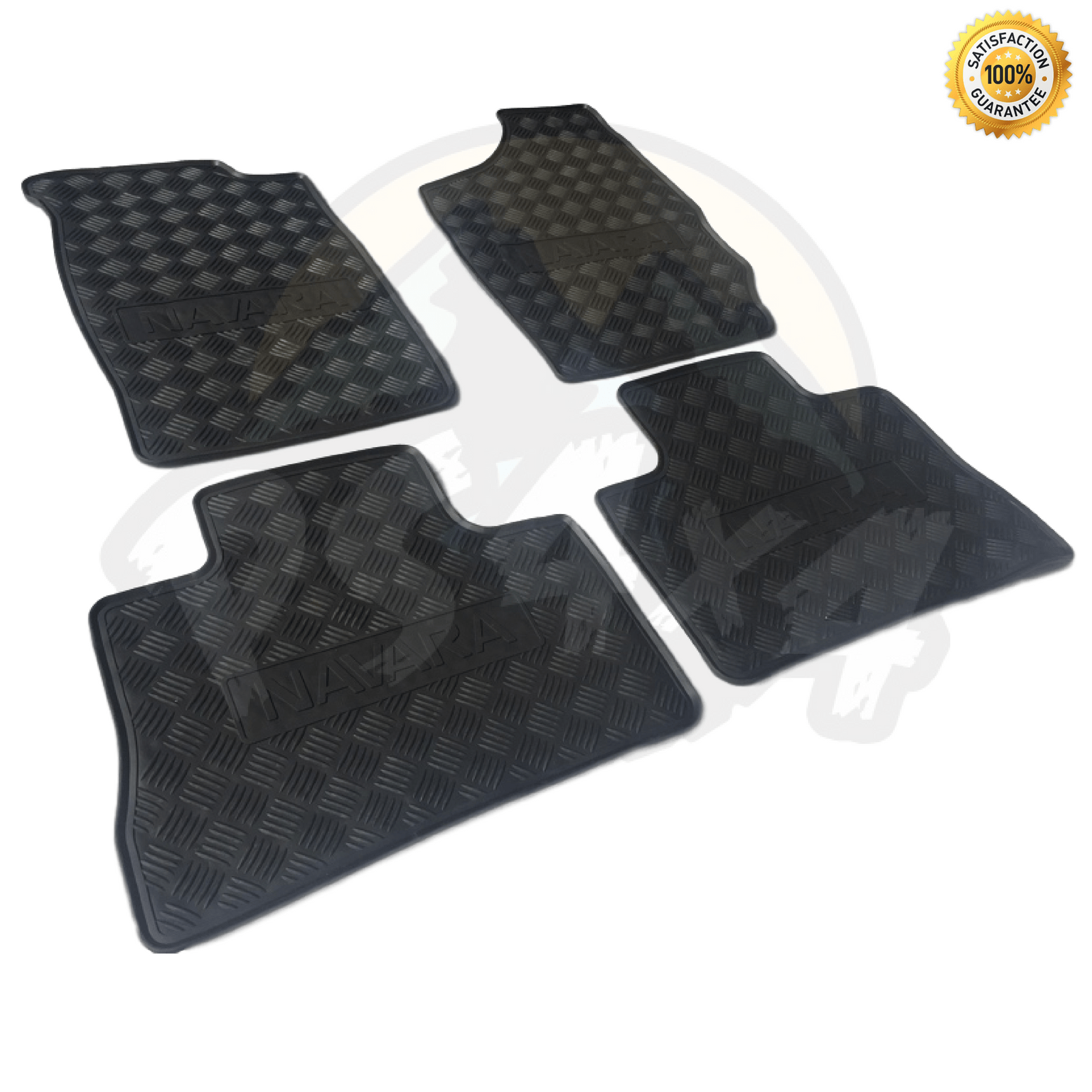 Nissan Navara D22 20022015 Rubber Floor Mats Front & Rear