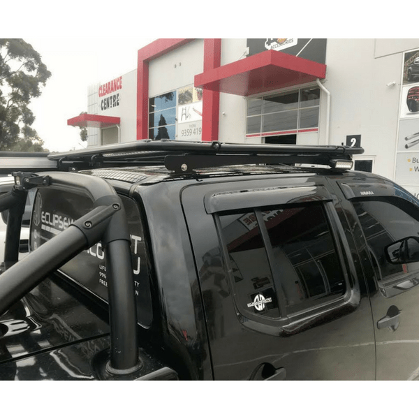 Alloy Flat Roof Rack NISSAN NAVARA D40 Dual Cab Ute Rack Alloy