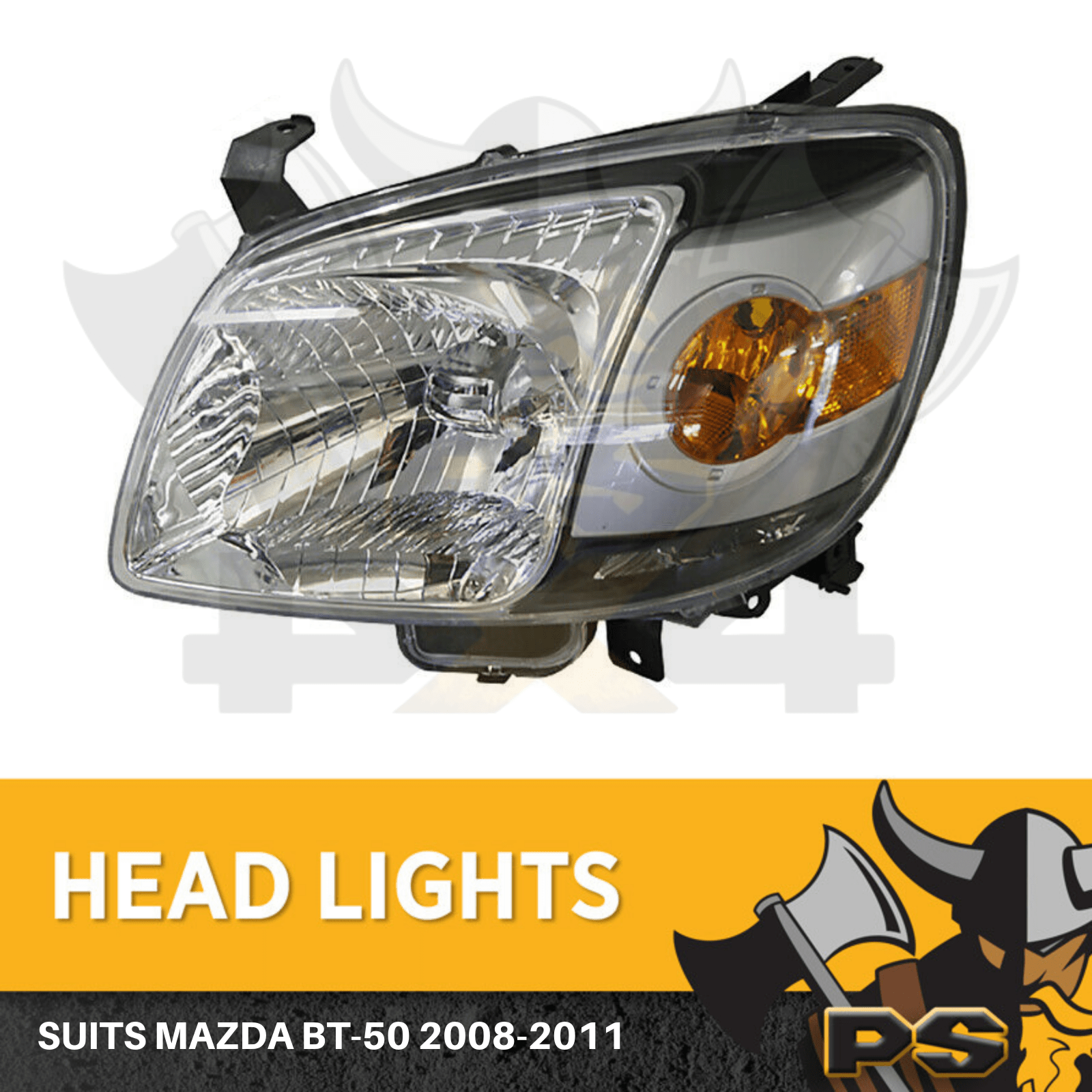Left Side Headlight for Mazda BT50 UN Single Cab/Freestyle/Dual Cab