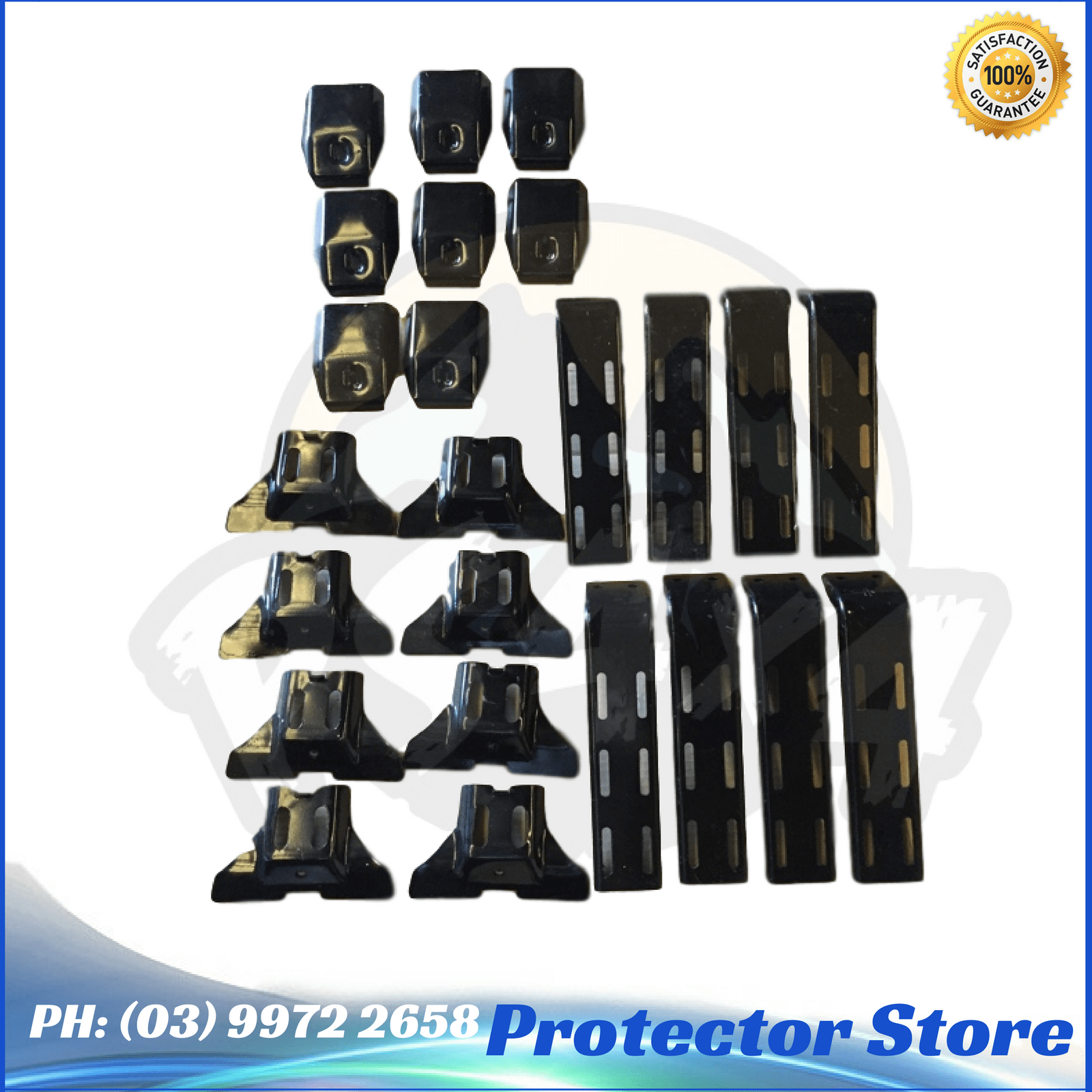 4 Roof Rack Brackets Universal for rain gutter mounts 4x4 4WD