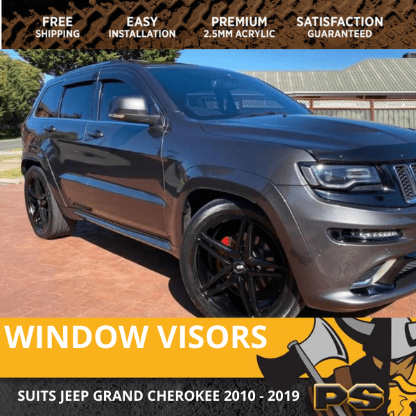 Window Visors Weathershields weather shields Jeep Grand Cherokee WK