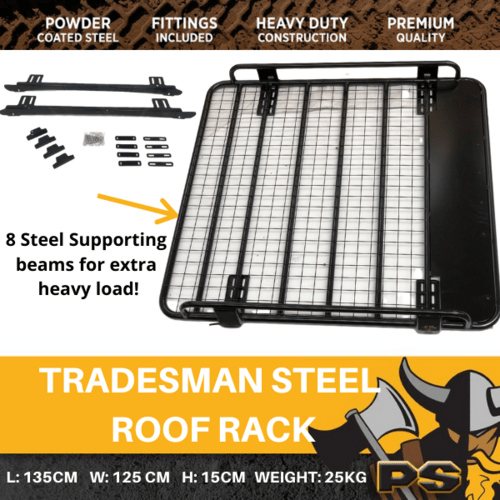 Steel Tradesman Roof Rack Holden Colorado RG 20122017