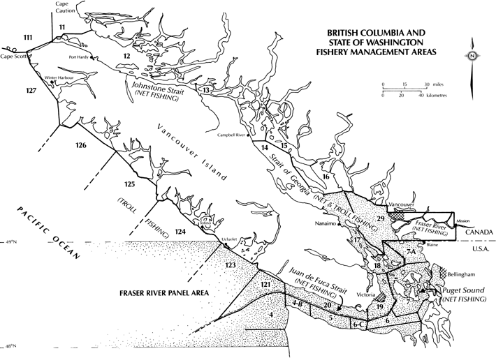 Test Fisheries Maps Pacific Salmon Commission