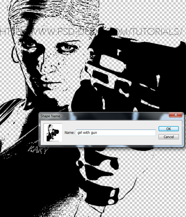 Convert Image to Vector Shape Silhouette in