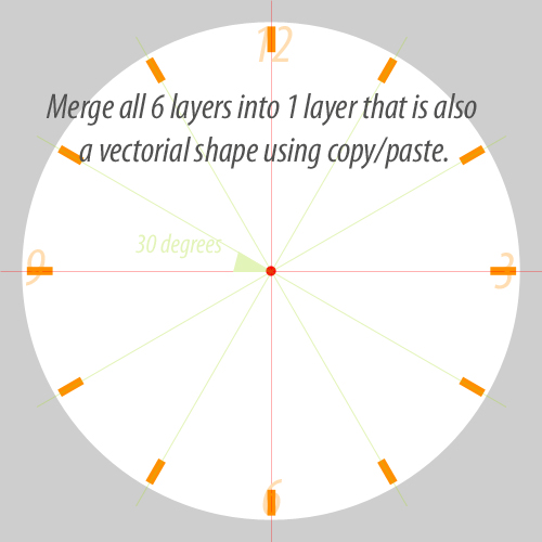 Create a Clock Custom Shape in