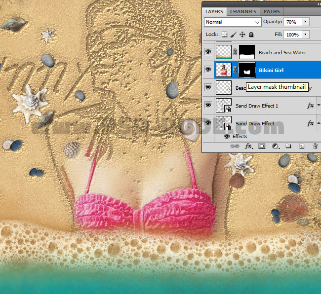 Draw in Sand Effect Tutorial Tutorial PSDDude