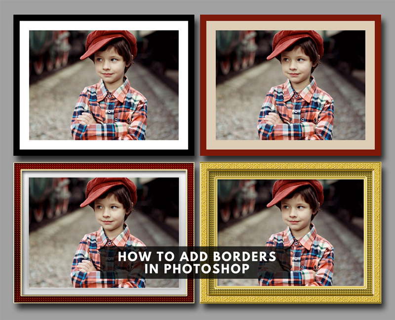 How to Put a Border Around an Image in tutorial