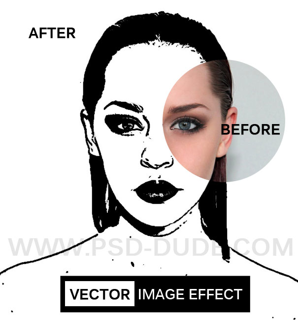 Image to Vector in Tutorial PSDDude