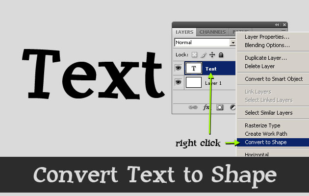 Text in Shape Tutorial PSDDude