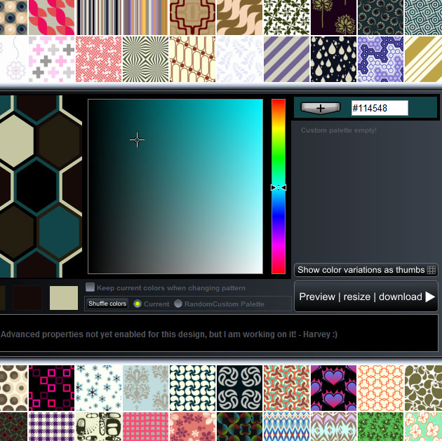 Online Background Pattern Generators PSDDude