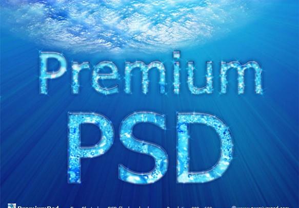 Water Text Tutorials PSDDude Water Text Tutorials PSDDude