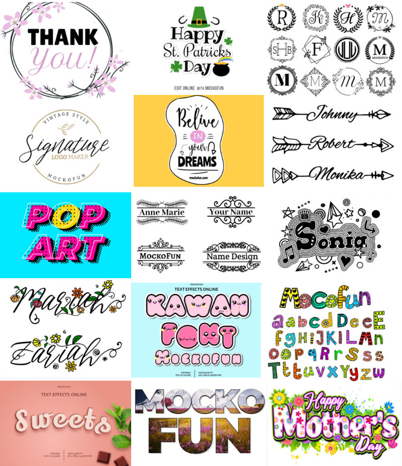 Text Graphics Design PSDDude