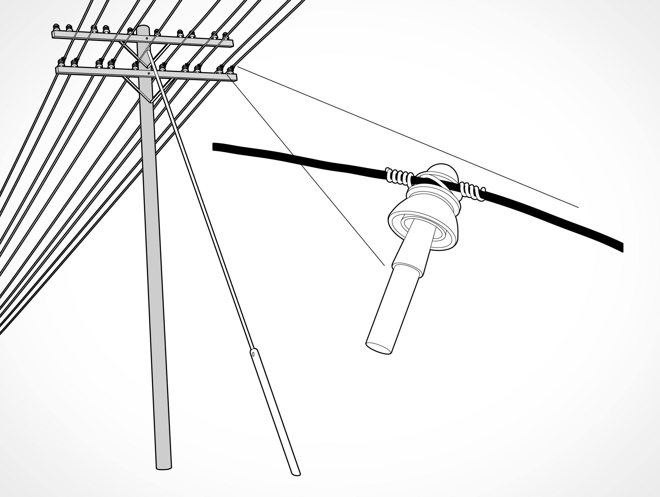 guywireelectricalpost