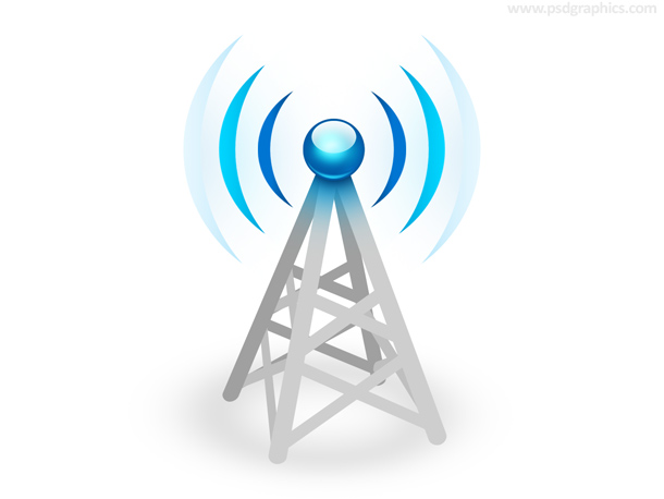 PSD wireless icon PSDGraphics