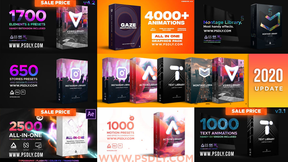 Free Animationstudio All Packs For After Effects Free 2020 Updates ʖ