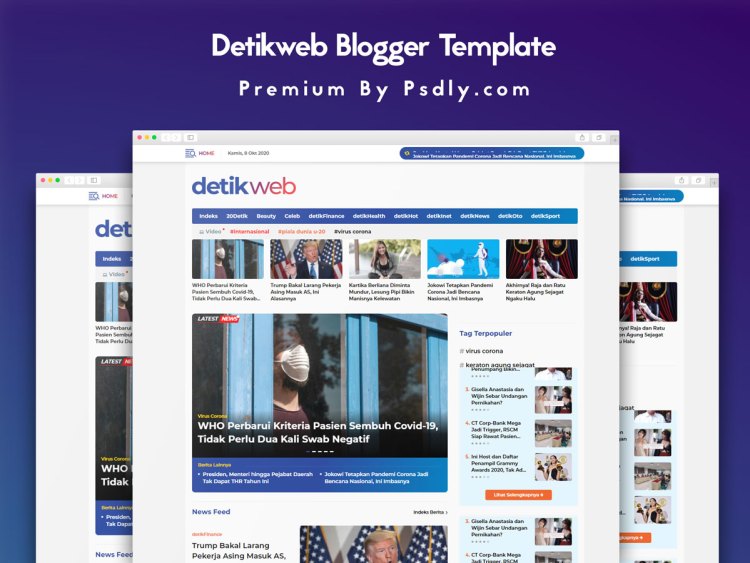 Template Blogger Detikweb Premium Gratis 1 DetikwebDetikweb Blogger Template Premium Gratis