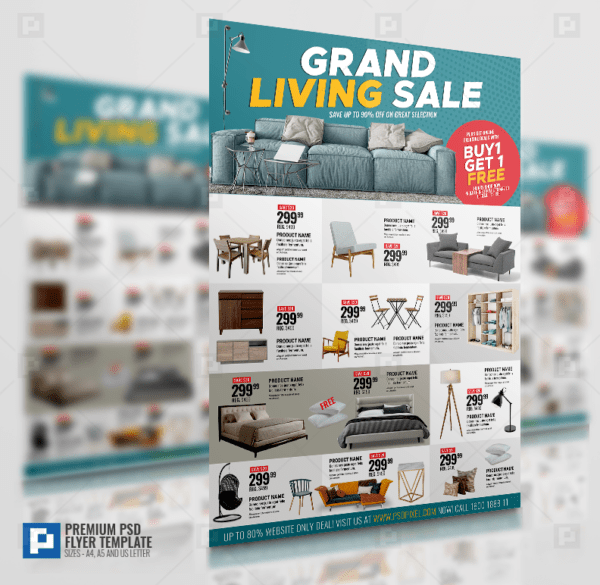 Furniture Multipurpose Promo Flyer PSDPixel