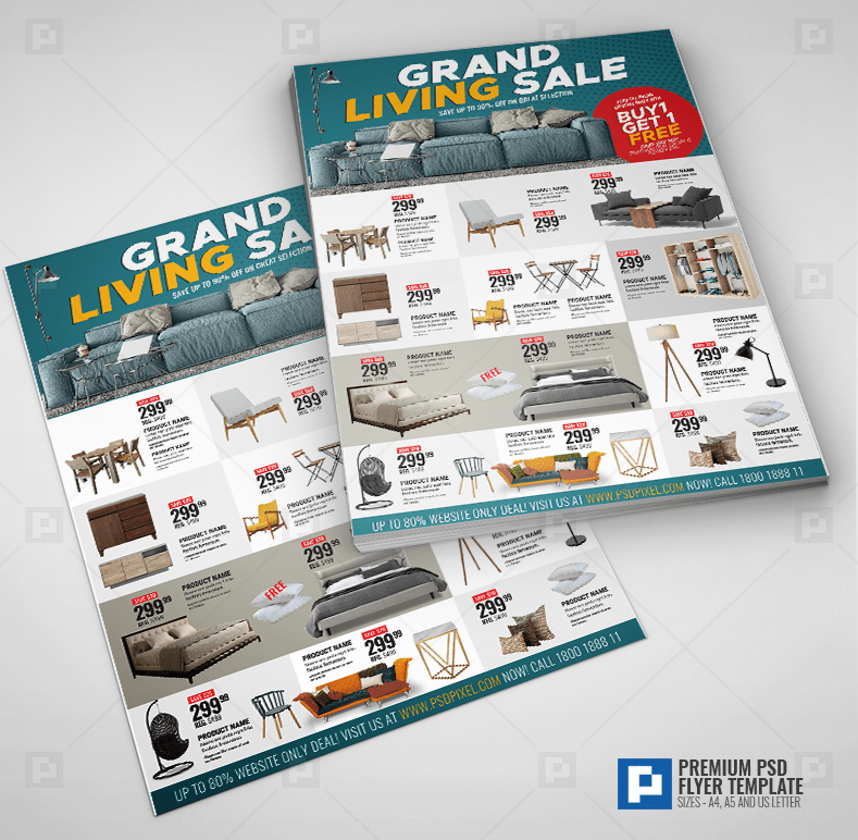 Furniture Multipurpose Promo Flyer PSDPixel